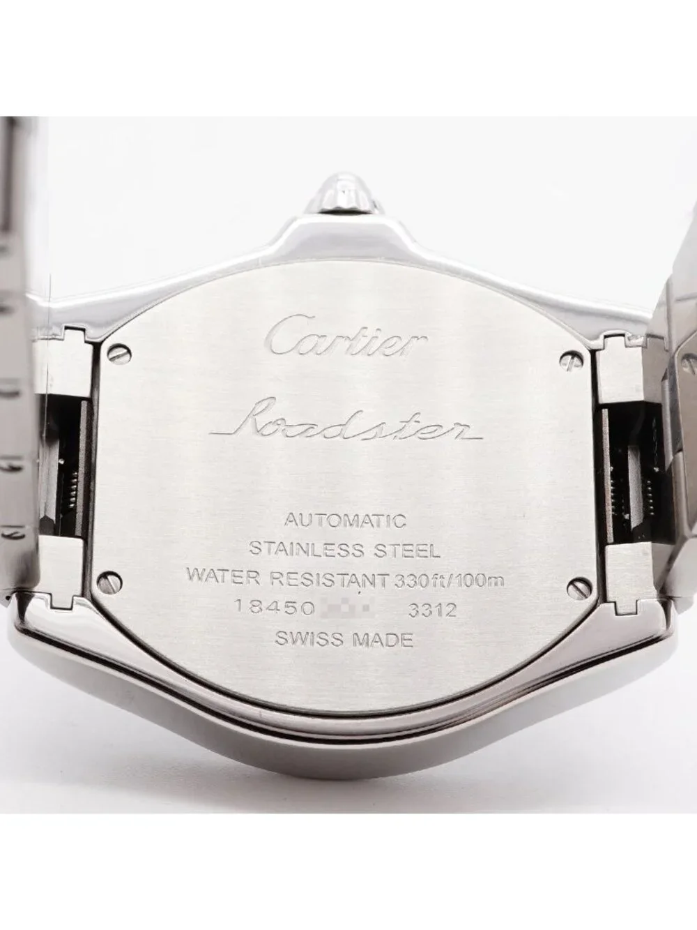 Cartier Roadster LM Silver Dial Watch